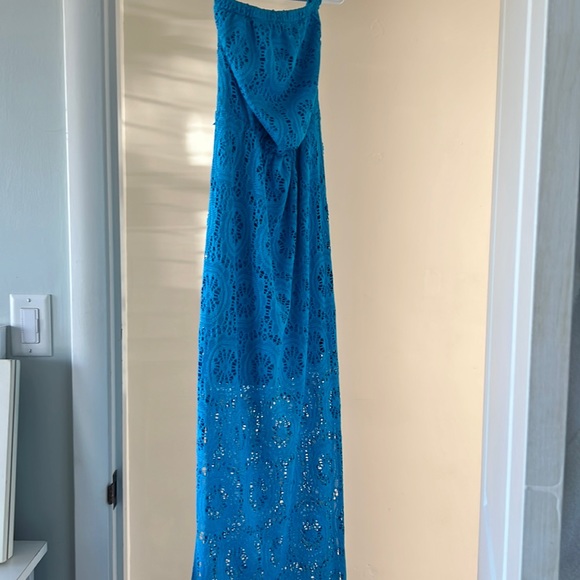 Lilly Pulitzer Dresses Lilly Pulitzer Crochet Lace Strapless Maxi